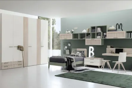 Cameretta componibile Golf C126 in melaminico di Colombini Casa