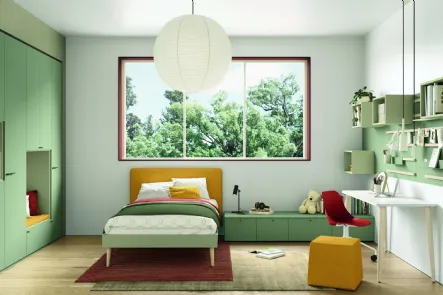 Cameretta componibile Golf C101in melaminico di Colombini Casa