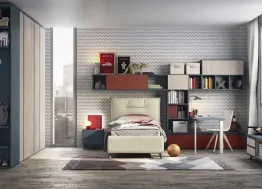 Cameretta componibile Golf C112 in melaminico di Colombini Casa
