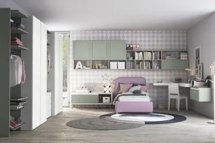Cameretta componibile Golf C116 in melaminico di Colombini Casa