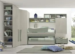 Cameretta salvaspazio Golf C131 in melaminico di Colombini Casa