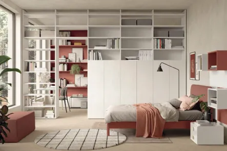Cameretta componibile Golf Y103 in melaminico di Colombini Casa