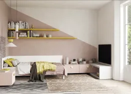 Cameretta componibile Golf Y109 in melaminico di Colombini Casa