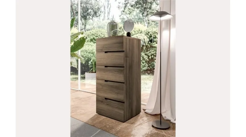 Cassettiera Demo in nobilitato effetto legno di Villanova