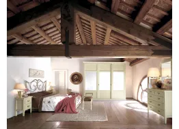 Gruppo Notte Dedalo in legno laccato opaco di Tonin Casa