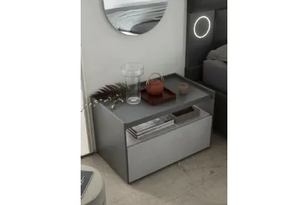 Comodino Light in melaminico laccato di Maronese Acf