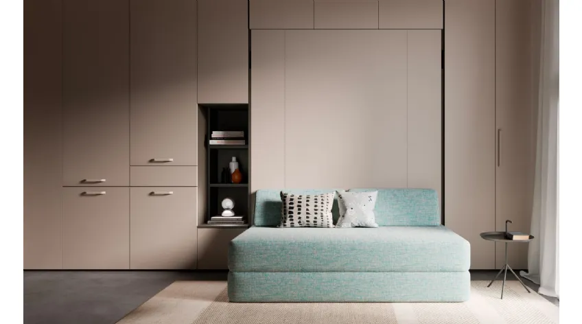 Letto a scomparsa Magic Matrimoniale di Nardi Interni