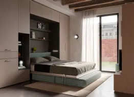 Letto a scomparsa Magic Matrimoniale di Nardi Interni
