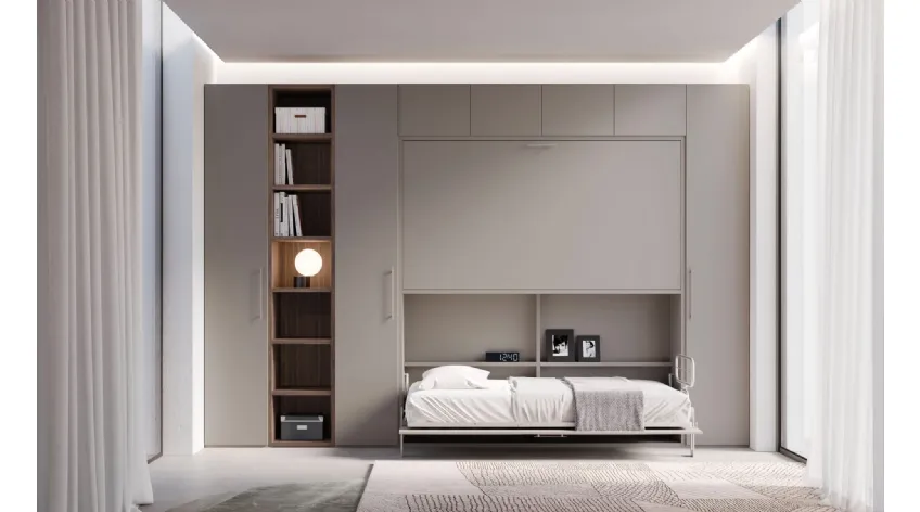 Letto a scomparsa Nikai Doppio di Nardi Interni