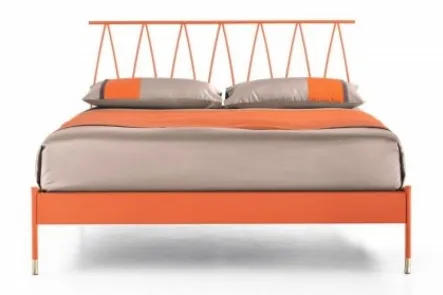 Letto di design in ferro battuto Agave di Cantori