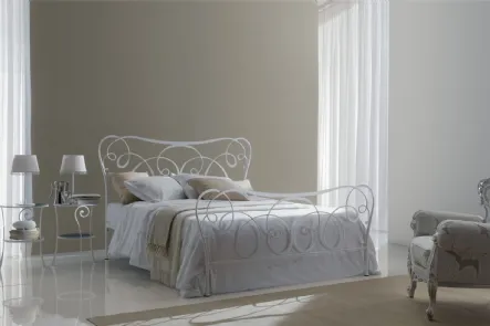 Letto in ferro battuto con testiera Altea di Bontempi