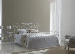 Letto in ferro battuto con testiera Altea di Bontempi