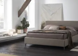 Letto in tessuto con box contenitore Benny di V&Nice