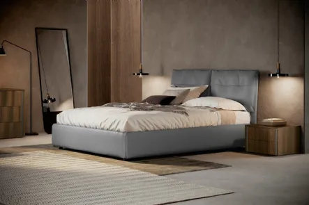 Letto in pelle Golf Kiss di Colombini Casa