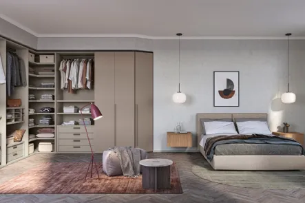 Letto con testiera Golf Twin di Colombini Casa