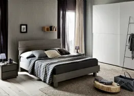 Letto matrimoniale in rovere moderno Kenzo di Alta Corte