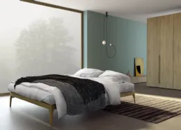 Letto in legno di rovere Le Fleur Sommier di Fratelli Mirandola