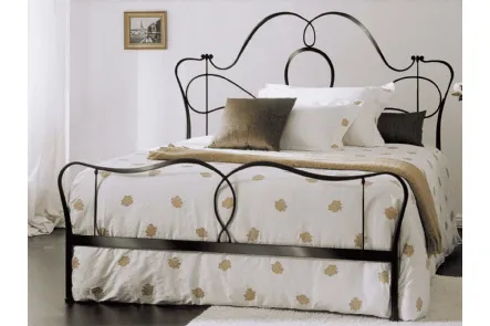 Letto in ferro battuto con testiera Marlen di Bontempi
