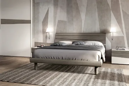 Letto moderno con testiera Mistral di SantaLucia