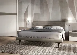 Letto moderno con testiera Mistral di SantaLucia