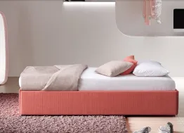 Letto Pervinca in tessuto con letto estraibile di Le Comfort