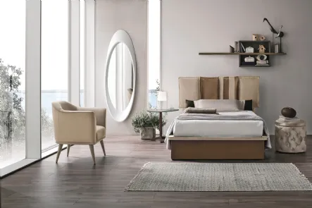 Divano Letto con letto singolo estraibile Camomilla di Le Comfort