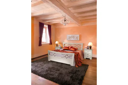 Letto in legno laccato opaco Natalia di Tonin Casa