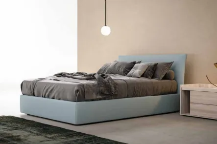 Letto in tessuto imbottito Slim di Zalf