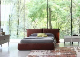 Letto imbottito Zero16 di Devina Nais