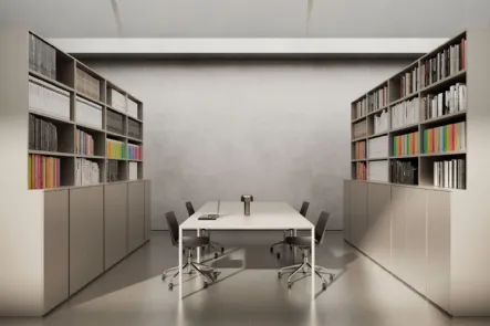 Libreria Ante battenti e ripiani Mobil Box Twist di Nardi Interni