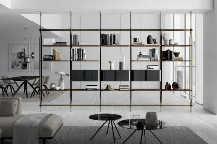Libreria Charlotte a soffitto 3 di Bontempi