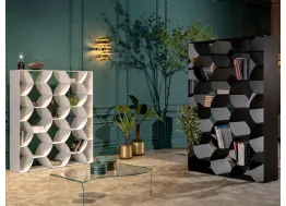 Libreria di design Honeybook in metallo verniciato di Tonin Casa