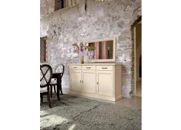 Madia in legno a 3 ante e 3 cassetti Galizia di Tonin Casa 