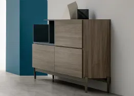 Madia in melaminico e laccato L1650 H981 di SantaLucia
