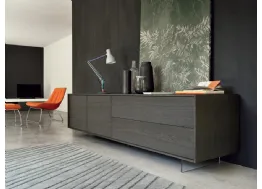 Madia Lampo Basic 16sx con riquadro in Rovere grigio di Sangiacomo