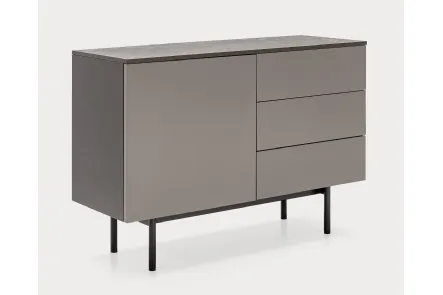 Madia in laccato opaco con top in nobilitato pietra piasentina Made CB6101 1 di Connubia