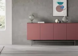 Madia moderna in laccato opaco Rombo 02 di Orme