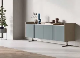 Madia moderna in laccato opaco Tray 02 di Orme
