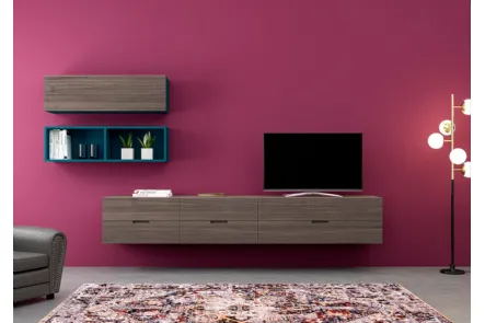 Mobile sospeso Living Zero 16 L18 in legno di Devina Nais