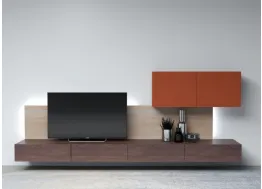 Mobile sospeso Living Zero 16 L29 in legno massello di Devina Nais