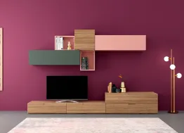 Parete attrezzata Zero 16 L10 di Devina Nais
