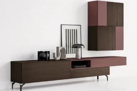 Parete Attrezzata moderna GS206 di SantaLucia