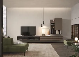 Parete Attrezzata sospesa Golf L103 in melaminico di Colombini Casa