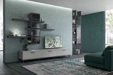 Parete Attrezzata Golf L133 di Colombini Casa