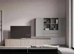 Parete Attrezzata Living Modul Box di Nardi Interni