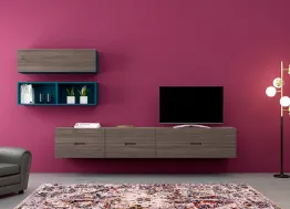 Parete attrezzata Zero 16 L18 di Devina Nais