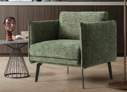 Poltroncina in tessuto imbottito Boon di Le Comfort