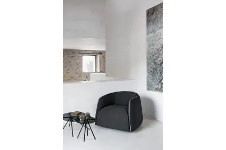 Poltroncina Kodi in tessuto imbottito di Bontempi