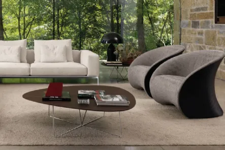 Poltroncina di design in tessuto Le Midì di Desirèe