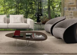 Poltroncina di design in tessuto Le Midì di Desirèe